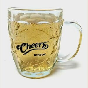 Cheers Dimple Glass Mug